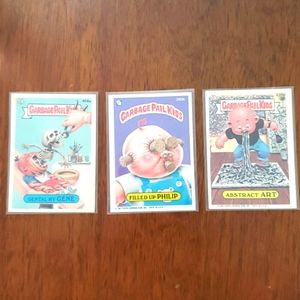 3LOT GARBAGE PAIL KIDS CARDS 1987